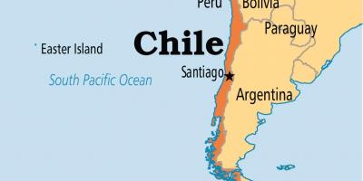 Σαντιάγο της Χιλής χάρτης