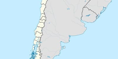 Χάρτης της antofagasta Χιλή
